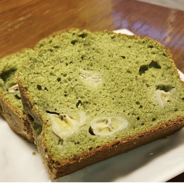 バナナ抹茶パウンドケーキ