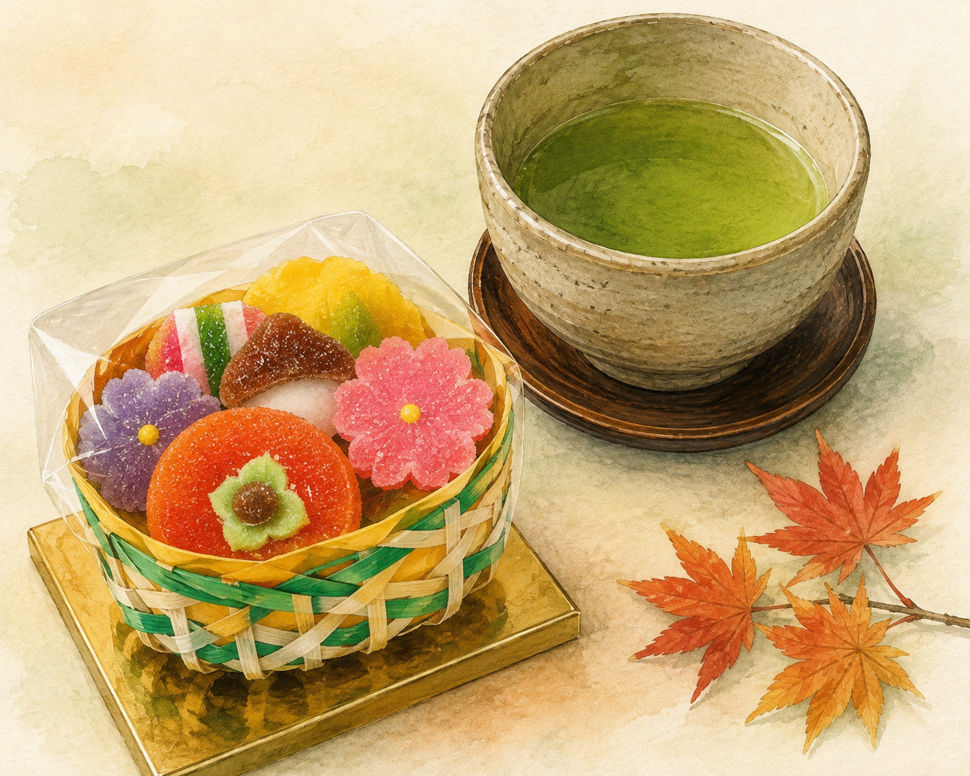 秋の半生菓子