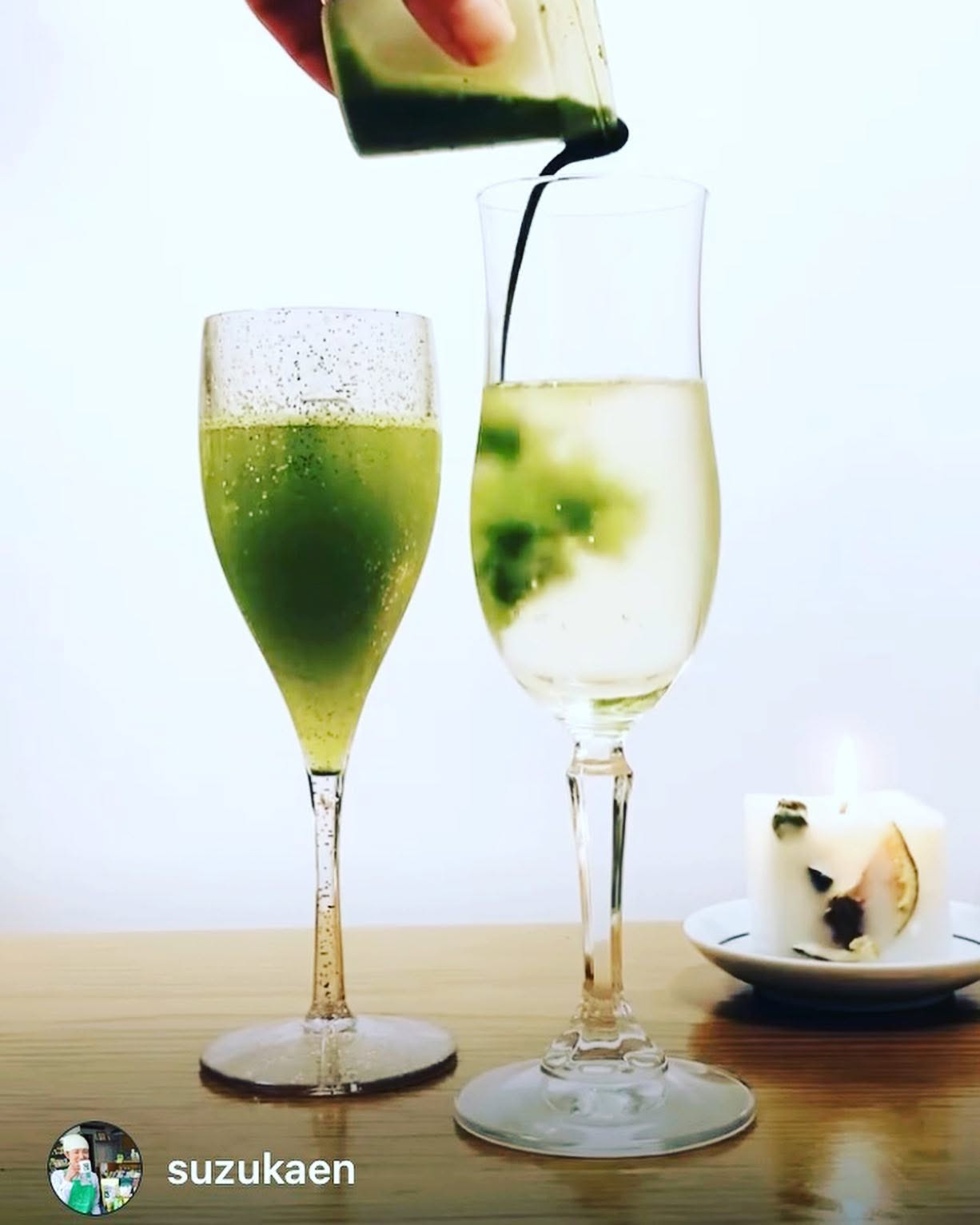 ノンアルコール 抹茶トニック
