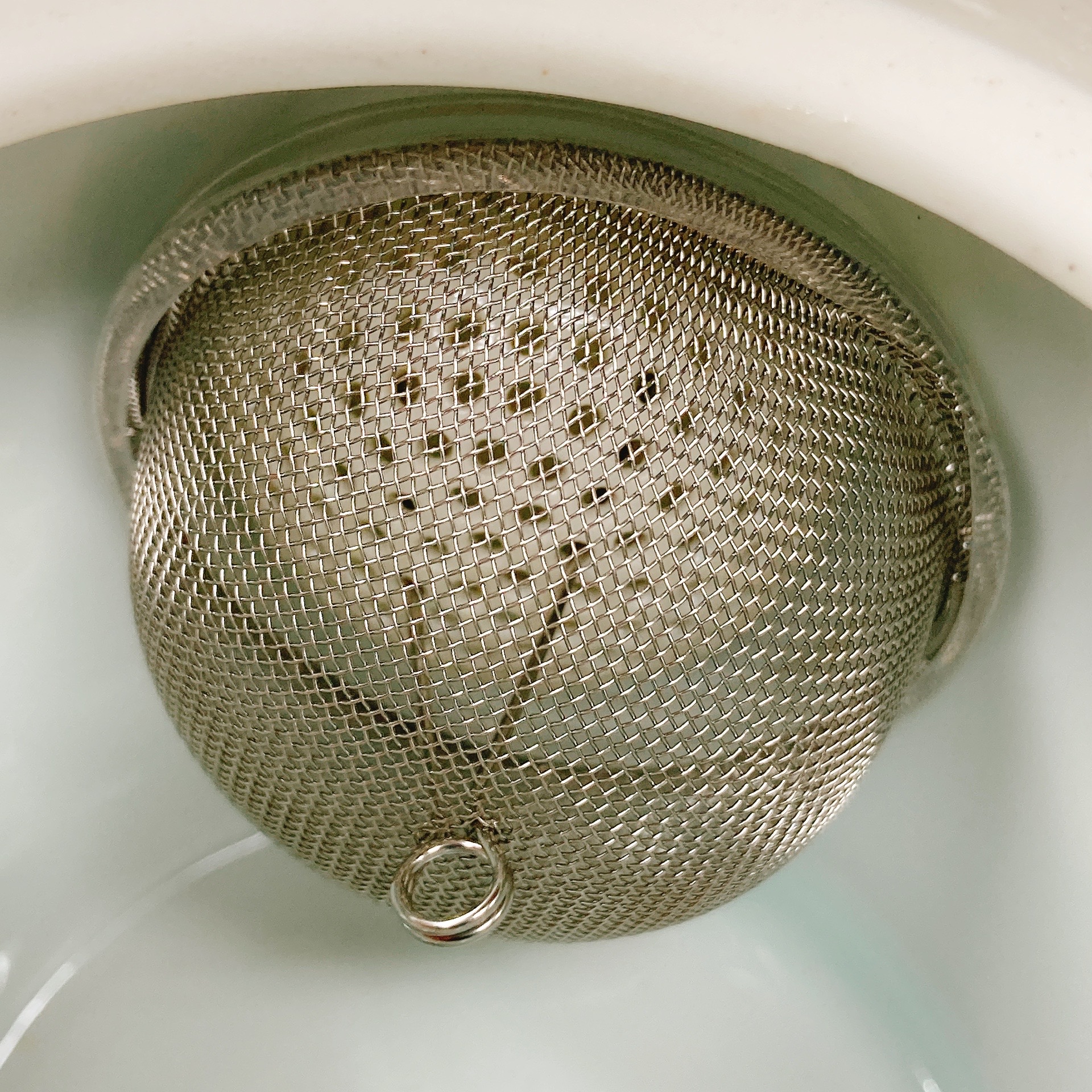 瀬戸用A型 三喜 茶こし （急須の陶器製茶こしに取付けるステンレス製