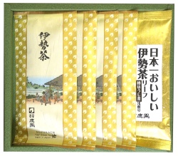 煎茶「思いやり」(100g1,080円)×4袋
「日本一おいしいほうじ茶リーフ」
(50g756円)×1袋