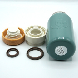 キャニスターボトル（アッシュグリーン）280ml・粉末茶 とける