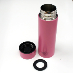 POKETLE ポケトル ステンレス製マグボトル 120ml ピンク・粉末茶